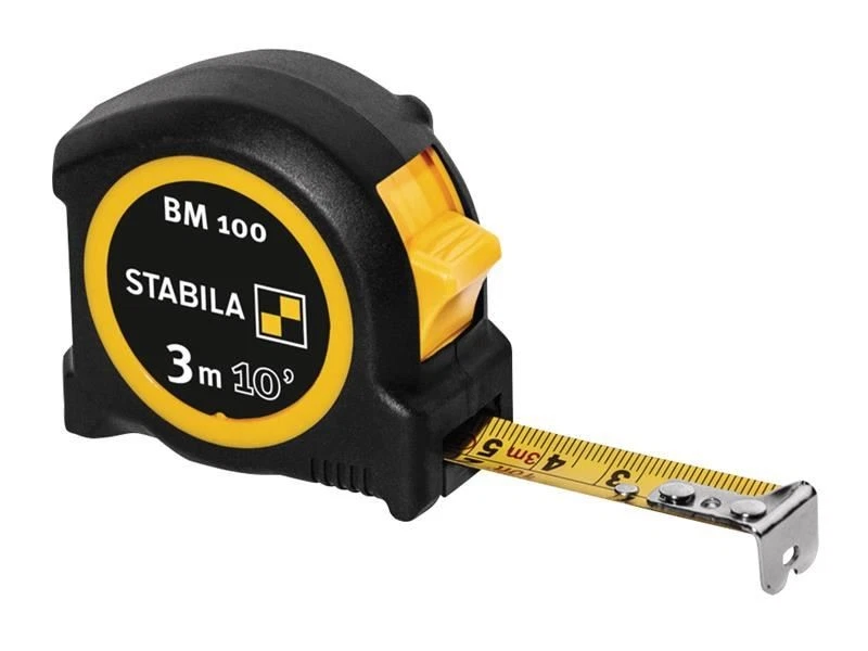 Stabila - Cinta de bolsillo compacta BM 100 3m/10ft (ancho 19mm) Foto 1 de 1