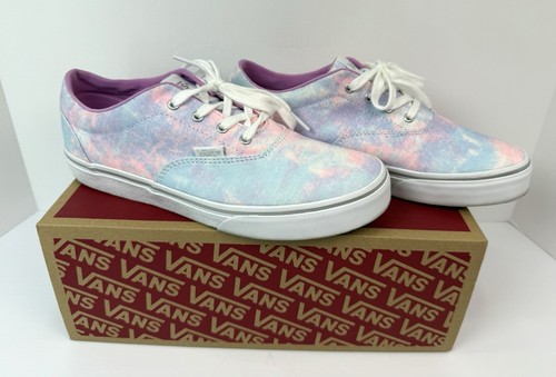 Scarpe sneaker Vans Doheny glitter tie dye basse tela stringate multicolore donna 6