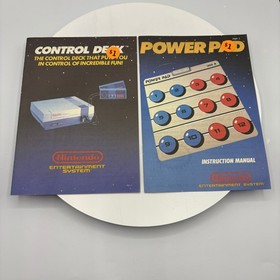 Power Pad NES & Control Deck MANUAL ONLY Authentic Original Nintendo