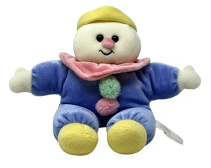 CIRCO Vintage 1991 Clown Velour Blue White 10" Plush Pom Pom Target Commonwealth - Picture 1 of 7