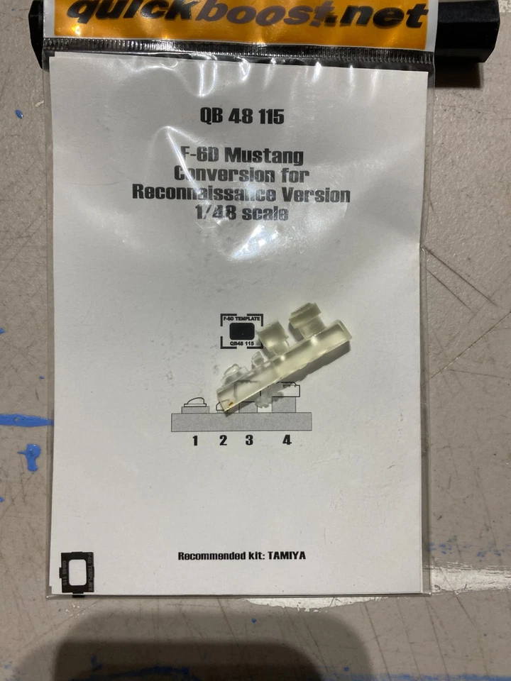 Quick Boost 1/48 Resin F-6D Mustang Conversion for Reconnaissance Version - Image 1 of 1