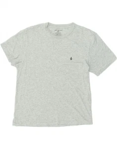 VOLCOM Mens Modern Fit T-Shirt Top Small Grey Cotton NA06 - Picture 1 of 3