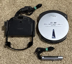 SONY MPD-AP20U & USB Cradle Portable CD-RW/DVD-ROM UNIT & RM-CRX20 Wired Remote - Picture 1 of 9