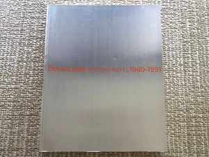 Donald Judd Selected Works 1960-1991 1999 Japan Exhibition Catalog Art Book - Picture 1 of 11