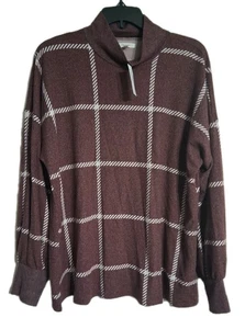 Neu mit Etikett Maurice's langärmliges Damen-T-Shirt mit Stehkragen Größe XL - Bild 1 von 5