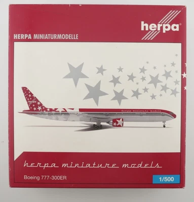 Herpa Wings Club Navidad / X-Mas 2005 Boeing 777-300ER Modelo - 1:500 - 506717 Foto 1 de 4