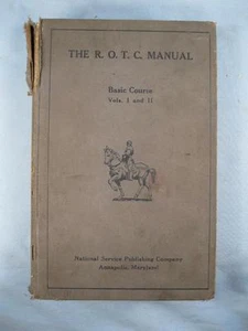 The ROTC Manual Basic Course Vols 1 & 2 Vintage Book 12th Ed 1928 Annapolis (O) - Picture 1 of 12