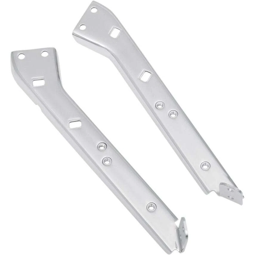 Soporte de alforja de alta resistencia de arrastre soportes cromados Harley FLH FLT 85-08 Foto 1 de 1