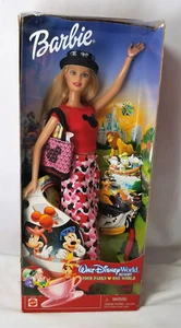 Barbie 2002 Walt Disney World Resort Four Parks One World Barbie NRFB - Bild 1 von 3