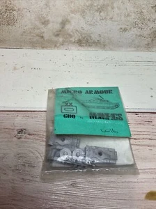 MINIFIGS MICRO ARMOUR, #W16, TANKS IN WHITE METAL. 5mm. - Picture 1 of 2