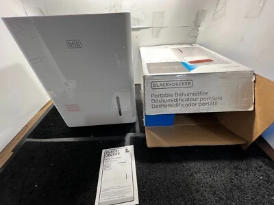 Black & Decker 1500 Sq. Deshumidificador de pies para espacios medianos a grandes y sótanos Foto 1 de 4