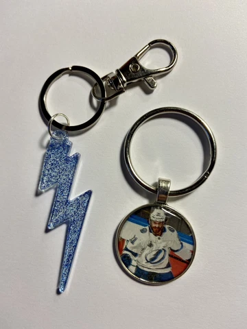 Tampa Lightning’s Brayden point keyring And Zipper Pull Cover