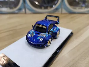 1: 64 little egg car model RWB993 Little Dragon Fish Royal Ocean Q Car Egg Model - Picture 1 of 9