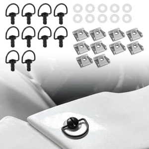 10 PCS Quarter Turn + Clips Fairing Dismantle Bolts Fit For Kawasaki Ducati - Picture 1 of 16