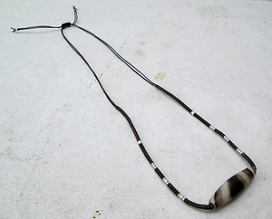 POTENTE! Collana Sciamano Perline Dzi Tibetane Tharu Tibet vintage - Foto 1 di 2