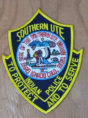 Parche coleccionable obsoleto COLORADO CO POLICÍA INDIA UTE DEL SUR  Foto 1 de 3