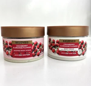 Crema corporal + exfoliante querido arándano y flor de naranja vegano y certificado PETA 10 OZ - Imagen 1 de 8