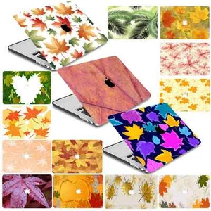 Plant Leaf Matte Rubberized Hard Cut Out Case Key Cover For New Macbook Air Pro - Picture 1 of 28