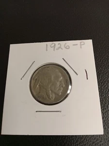 1926 Buffalo Nickel - Picture 1 of 2