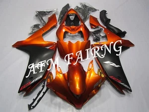 Matte Black Orange ABS Injection Mold Bodywork Fairing Kit for YZF R1 2007 2008 - Picture 1 of 2