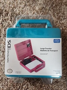 NINTENDO DS LITE◇Large Traveler Case◇GREEN◇Hard Plastic◇Nintendo Official Seal - Picture 1 of 4
