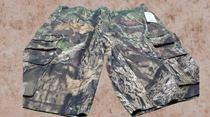 Pantalones Cortos Carga Glory Desteñidos Hombres 40 Bolsillos Camuflados Cremallera Mosca Árboles Caza Camuflaje Nuevos con Etiquetas - Imagen 1 de 8