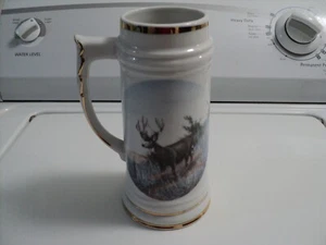 1982 Sportsman's Guide Collectors Beer Stein Powder River Muley Made in USA - Picture 1 of 3