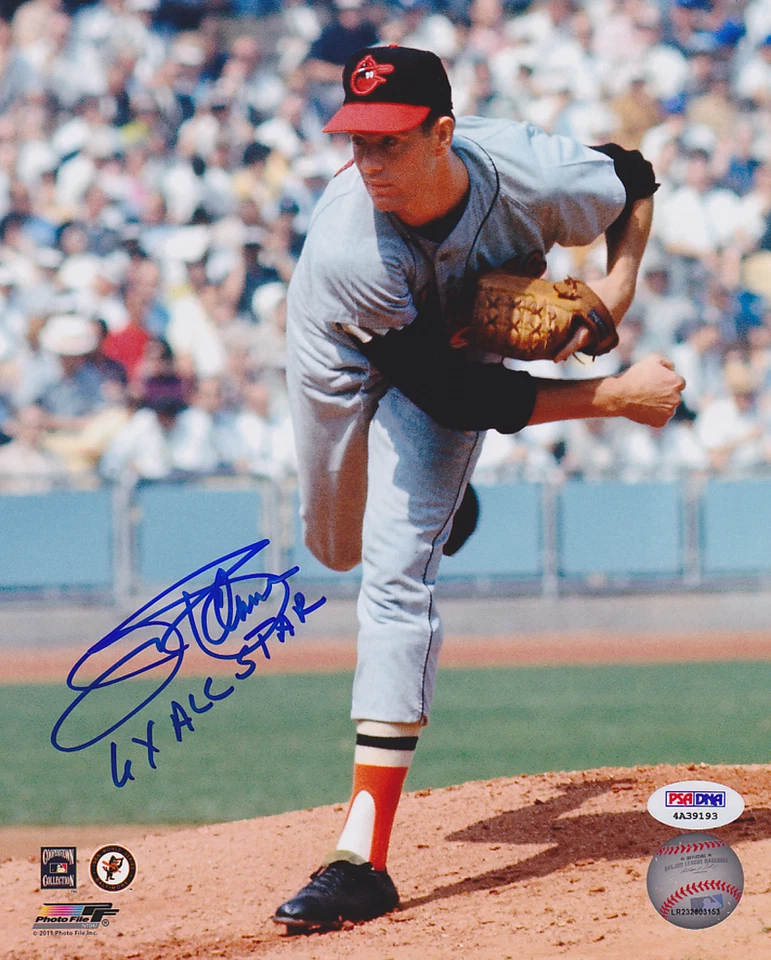 Jim Palmer SIGNED 8x10 Photo + 6 x All Star Orioles ITP PSA/DNA AUTOGRAPHED  - Image 1 of 1