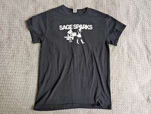 Sage Sparks Band Shirt Adult Small Black NYC Rock Folk - Picture 1 of 8