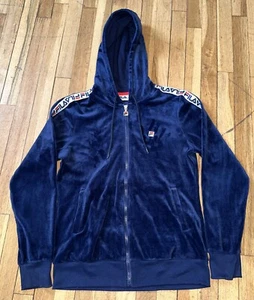 Sudadera con Capucha Fila Extra Suave Cremallera Completa Mujer Talla M Azul Rojo Blanco - Imagen 1 de 14