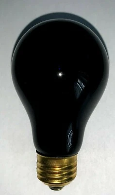 75W - 120V A19 Base Party Black Light Bulb (5 Pack) - Image 1 of 4