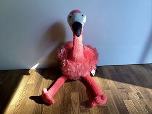 Peluche flamenco rosa Gund con etiqueta con nombre Mingo #032037 - Imagen 1 de 7