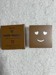 Benefit Hello Happy Velvet Powder Foundation #11 7.0 G 0.25 OZ NEW - Picture 1 of 3