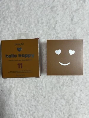 Benefit Hello Happy Velvet Powder Foundation #11 7.0 G 0.25 OZ NEW - Image 1 of 3