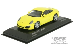 Porsche 911 Carrera 2012 amarillo amarillo Racinggelb 1:43 Minichamps 410060221 - Imagen 1 de 1