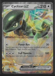 Holo Cyclizar ex - 18 cartas promocionales escarlata y violeta Pokemon TCG - Imagen 1 de 2