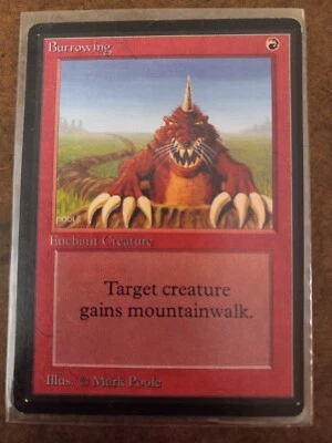 Beta Burrowing Mtg Magic The Gathering - Image 1 of 4