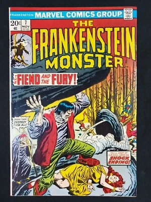 FRANKENSTEIN MONSTER #7 VF+ "THE FIEND AND THE FURY" - Image 1 of 4