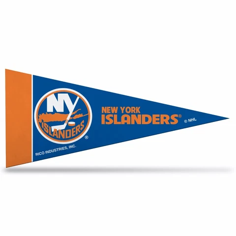 New York Islanders Mini Pennants, 4" x 9" - Licensed by Rico - Made In USA Cover
