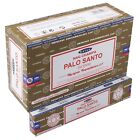 Satya Palo Santo Incense Sticks Wooden Agarbatti Box with Stand Pack of 12