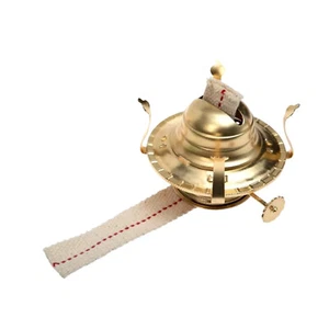 Brass Plated Oil Burner Replacement for Antique Kerosene Lamps 38 holes - Picture 1 of 12