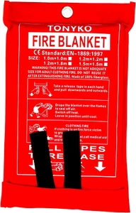 Fiberglass Fire Blanket for Emergency Surival, Flame Retardant Protection and He - Picture 1 of 6
