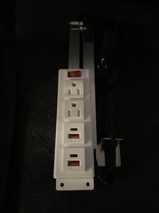 Drawer Outlet Kit with PD 20W USB-C Fast Charging Station AC(TR)(15Amp) - Picture 1 of 5
