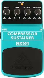 Pedal de efectos de guitarra Beringer COMPRESSOR SUSTAINER CS400 - Imagen 1 de 1