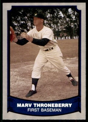 1988 PACIFIC LEGENDS I - #48 MARV THRONEBERRY NEW YORK YANKEES - Image 1 of 2