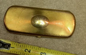 Gold Filled 12k Eyeglasses Case WITH MONO THESE THINGS ARE VERY RARE 70 grams - Picture 1 of 12