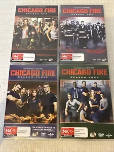 Chicago Fire Seasons 1 2 3 4 DVD TV Series Drama Action VGC + FREE POST - Picture 1 of 8