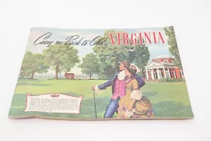 Vintage 1950's Virginia Travel Vacation Booklet Brochure Original Ephemera - Bild 1 von 9