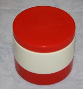 Vintage Model #7000 Aladdin Insulated Soup Thermos Jar Canister Bowl RED ** - Picture 1 of 6