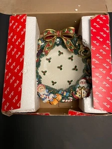 Fitz & Floyd Classics Christmas Bowl / Platter Center Piece WITH BOX - Picture 1 of 5